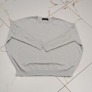 Apparel Size Medium Oversized Sky Blue Drop Sleeve Crewneck Sweater